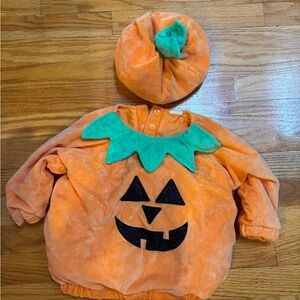 Pumpkin Costume for Kids - Orange and Green